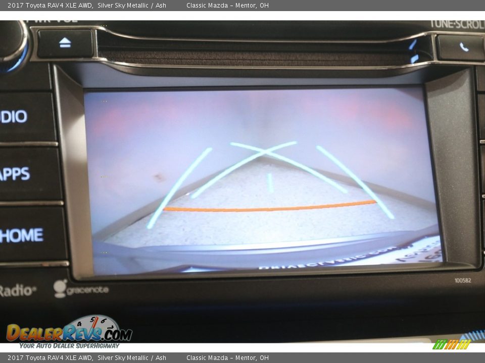 2017 Toyota RAV4 XLE AWD Silver Sky Metallic / Ash Photo #10