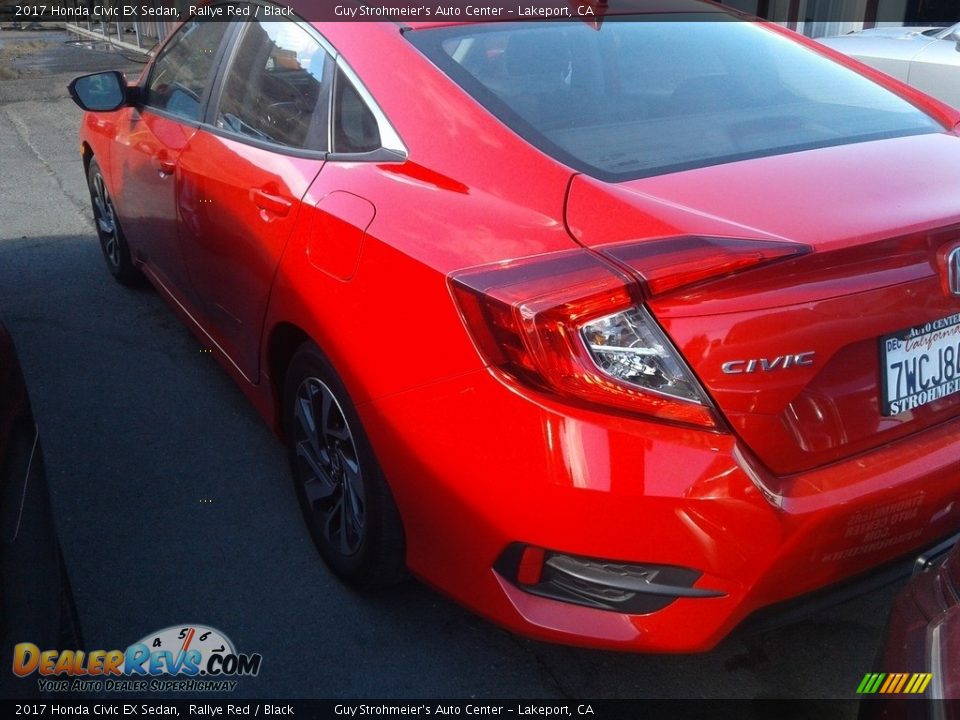 2017 Honda Civic EX Sedan Rallye Red / Black Photo #4