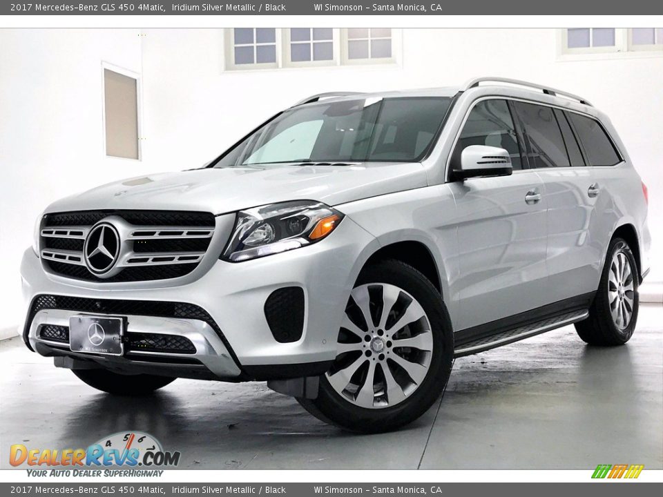 2017 Mercedes-Benz GLS 450 4Matic Iridium Silver Metallic / Black Photo #12