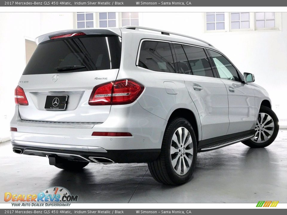 2017 Mercedes-Benz GLS 450 4Matic Iridium Silver Metallic / Black Photo #13