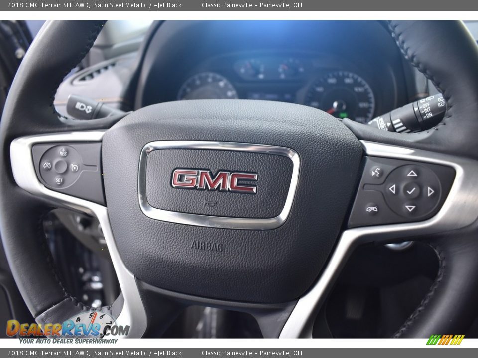 2018 GMC Terrain SLE AWD Satin Steel Metallic / ­Jet Black Photo #13