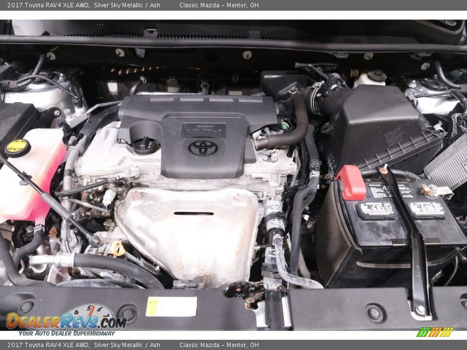 2017 Toyota RAV4 XLE AWD Silver Sky Metallic / Ash Photo #17