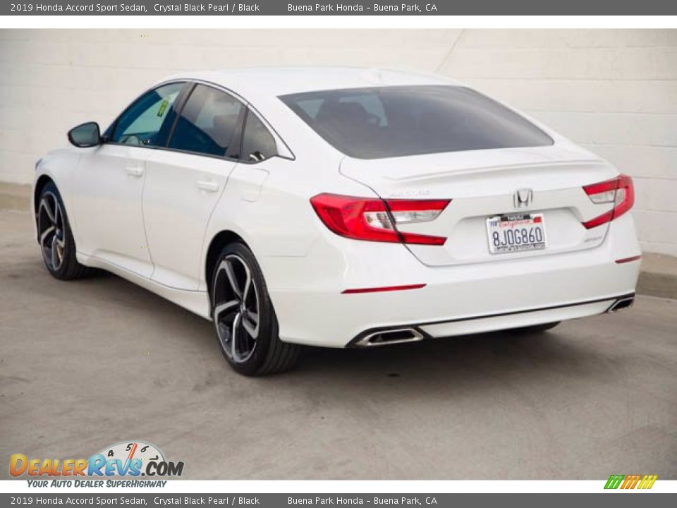 2019 Honda Accord Sport Sedan Crystal Black Pearl / Black Photo #2