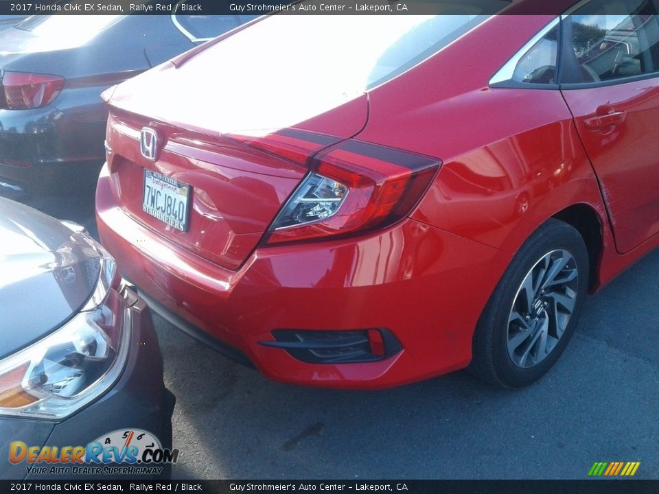 2017 Honda Civic EX Sedan Rallye Red / Black Photo #15