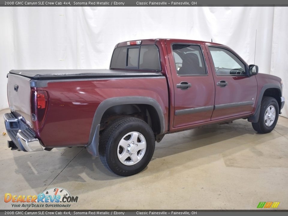 2008 GMC Canyon SLE Crew Cab 4x4 Sonoma Red Metallic / Ebony Photo #2