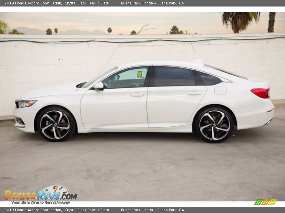 2019 Honda Accord Sport Sedan Crystal Black Pearl / Black Photo #8