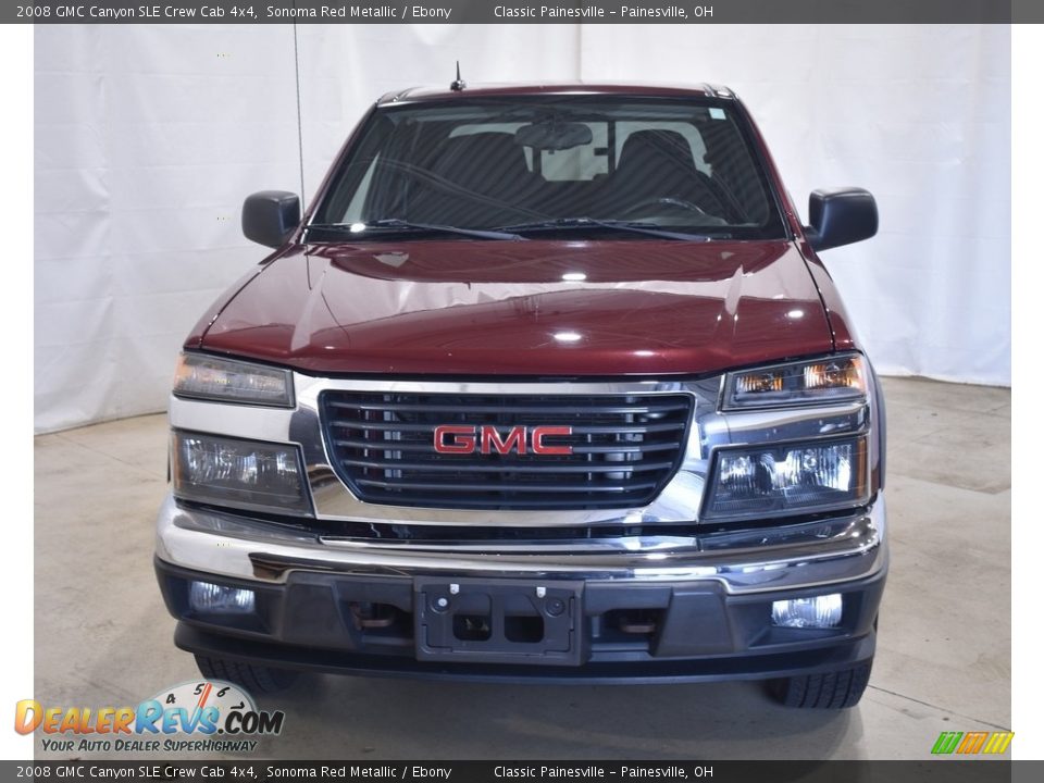 2008 GMC Canyon SLE Crew Cab 4x4 Sonoma Red Metallic / Ebony Photo #4