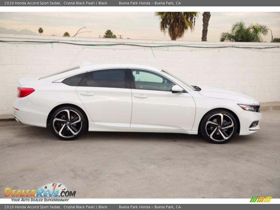 2019 Honda Accord Sport Sedan Crystal Black Pearl / Black Photo #12