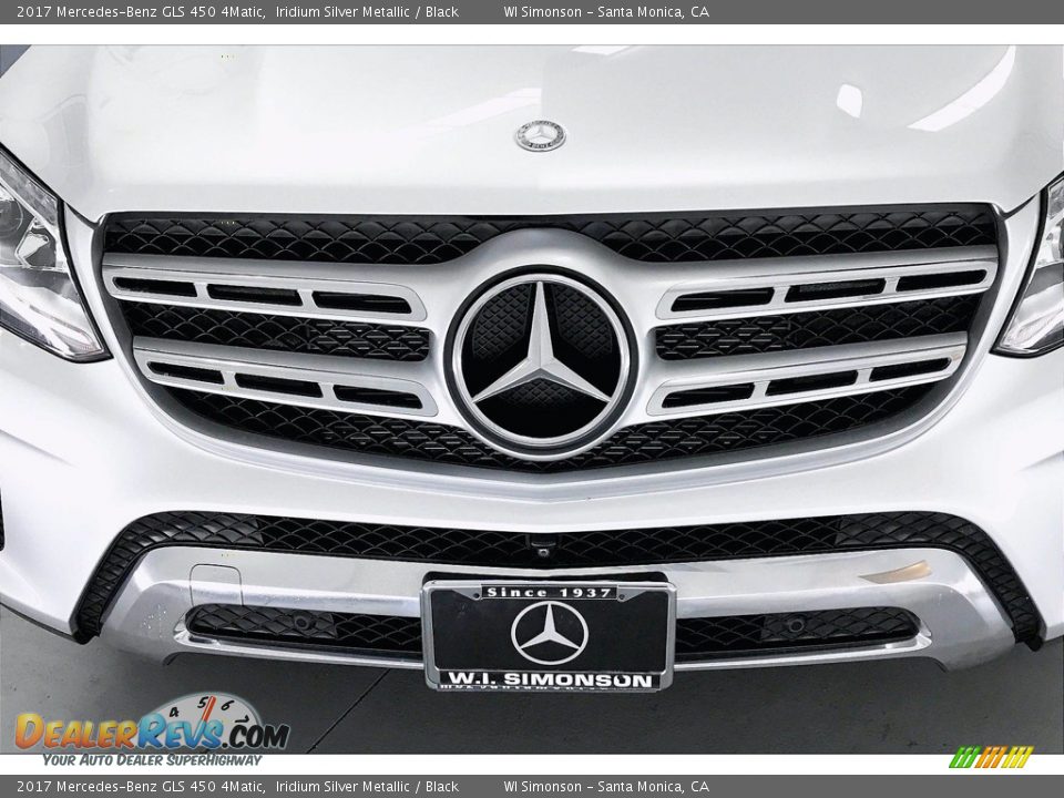 2017 Mercedes-Benz GLS 450 4Matic Iridium Silver Metallic / Black Photo #30