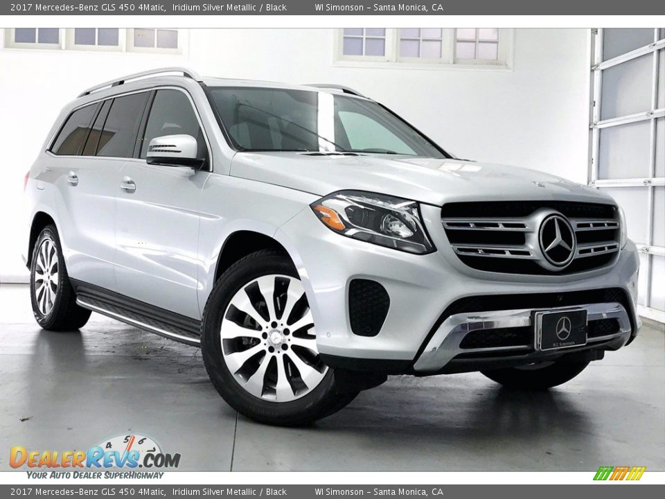 2017 Mercedes-Benz GLS 450 4Matic Iridium Silver Metallic / Black Photo #34