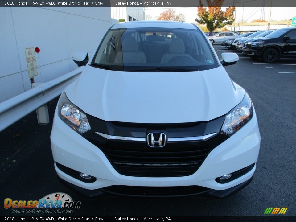 2018 Honda HR-V EX AWD White Orchid Pearl / Gray Photo #8