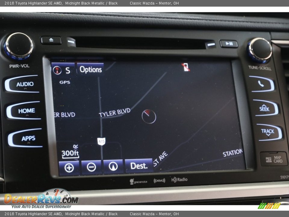 2018 Toyota Highlander SE AWD Midnight Black Metallic / Black Photo #10