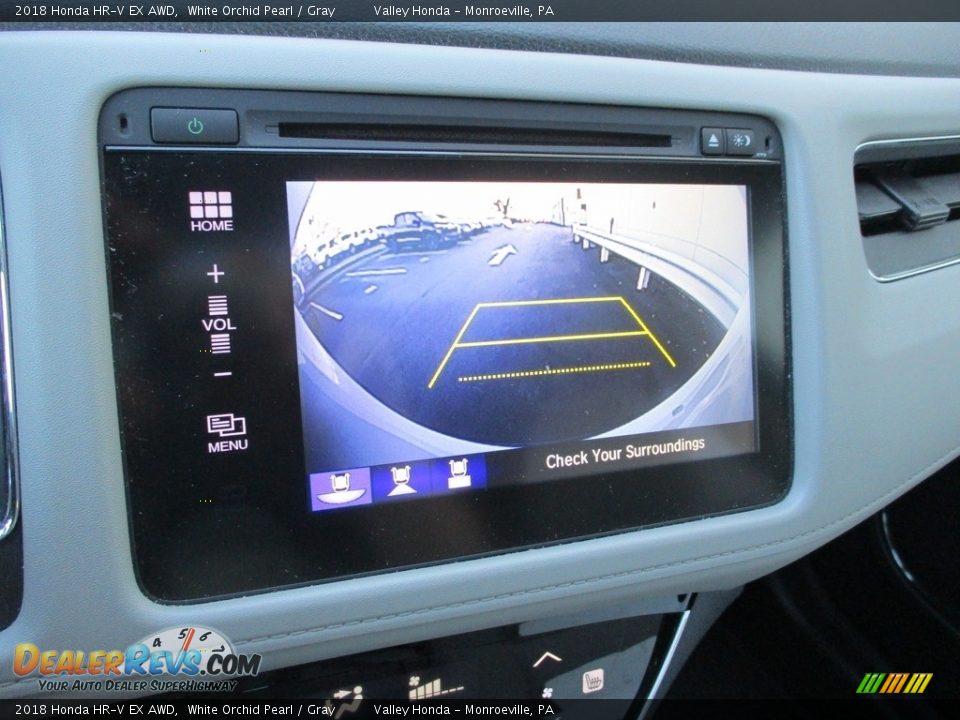 2018 Honda HR-V EX AWD White Orchid Pearl / Gray Photo #16