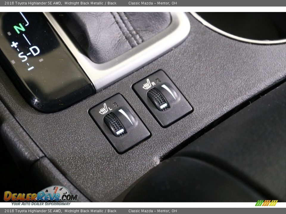 2018 Toyota Highlander SE AWD Midnight Black Metallic / Black Photo #14