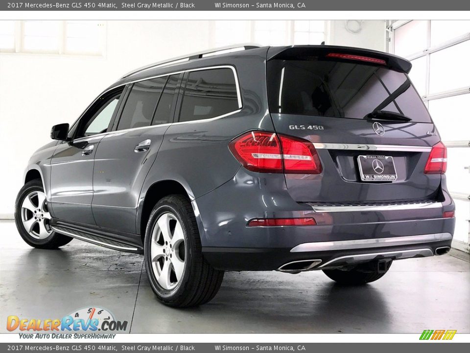 2017 Mercedes-Benz GLS 450 4Matic Steel Gray Metallic / Black Photo #10