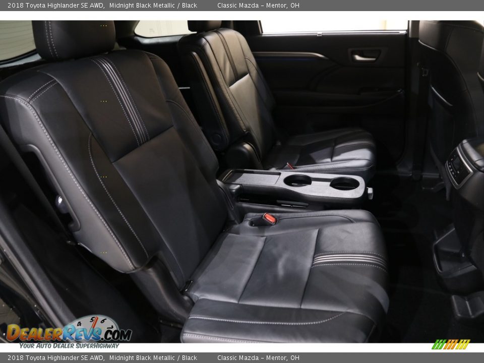 2018 Toyota Highlander SE AWD Midnight Black Metallic / Black Photo #17
