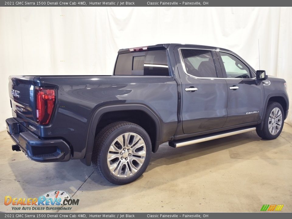 2021 GMC Sierra 1500 Denali Crew Cab 4WD Hunter Metallic / Jet Black Photo #2