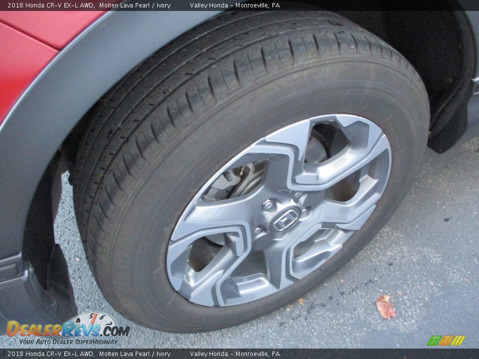 2018 Honda CR-V EX-L AWD Molten Lava Pearl / Ivory Photo #6