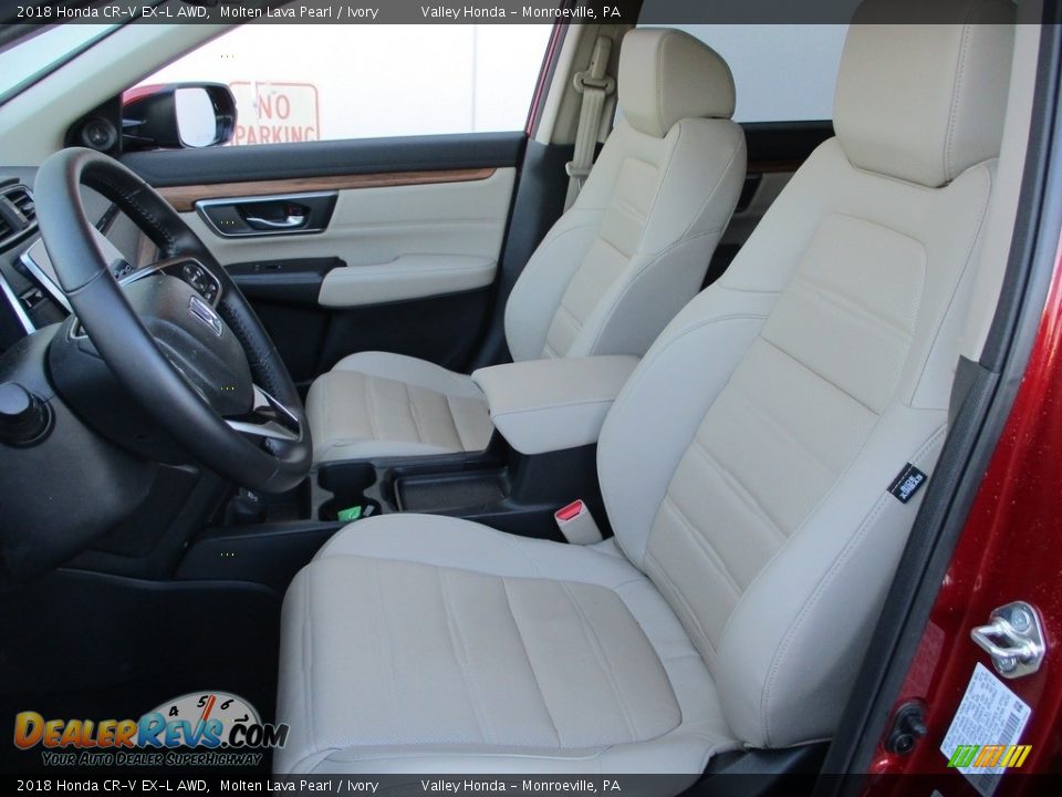 2018 Honda CR-V EX-L AWD Molten Lava Pearl / Ivory Photo #11