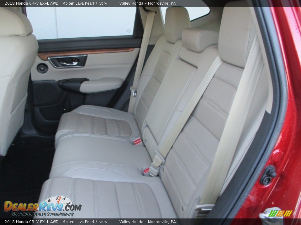 2018 Honda CR-V EX-L AWD Molten Lava Pearl / Ivory Photo #12