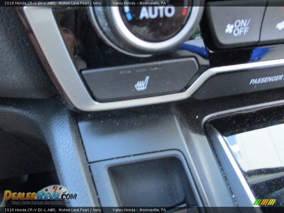 2018 Honda CR-V EX-L AWD Molten Lava Pearl / Ivory Photo #18