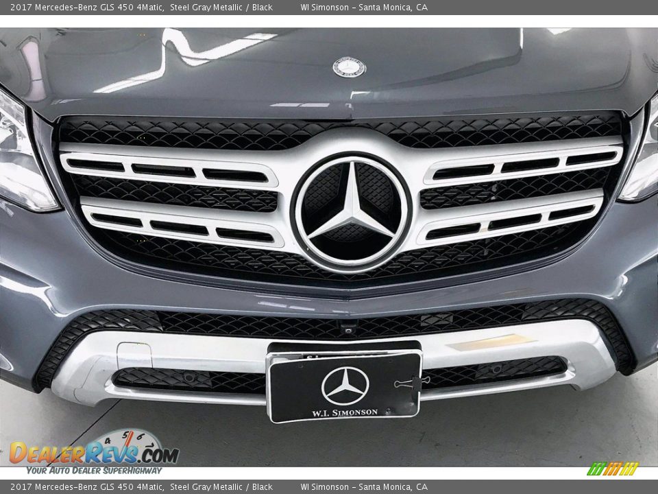 2017 Mercedes-Benz GLS 450 4Matic Steel Gray Metallic / Black Photo #30