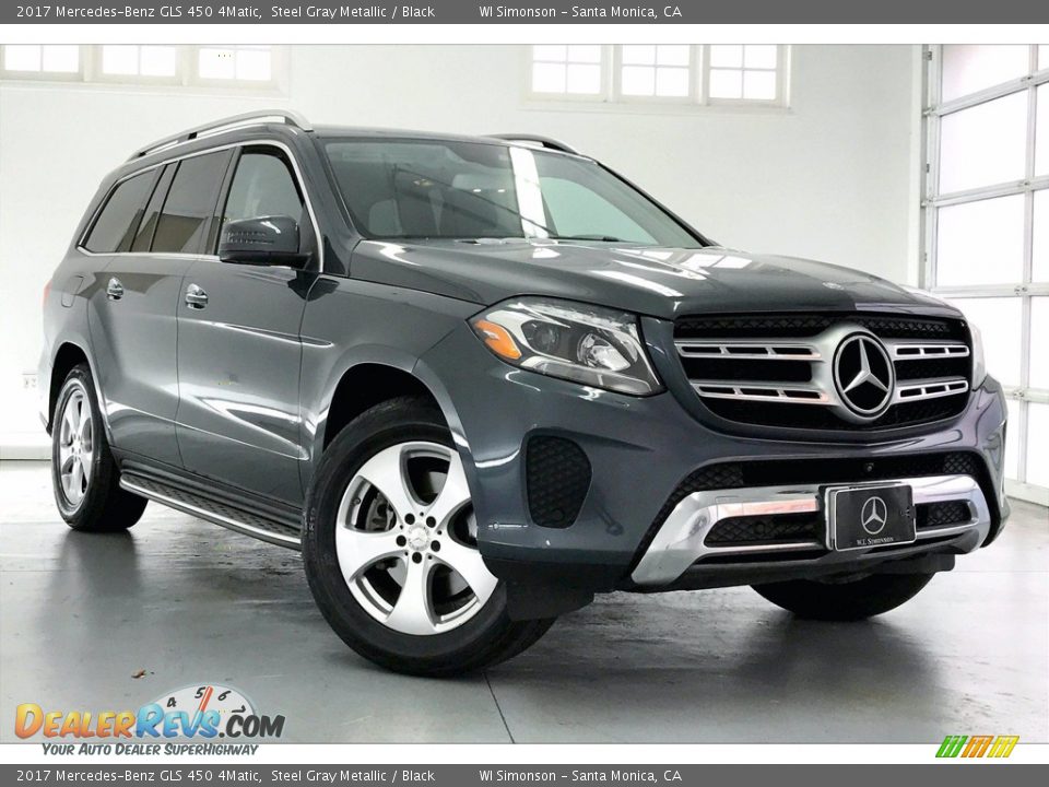 2017 Mercedes-Benz GLS 450 4Matic Steel Gray Metallic / Black Photo #34