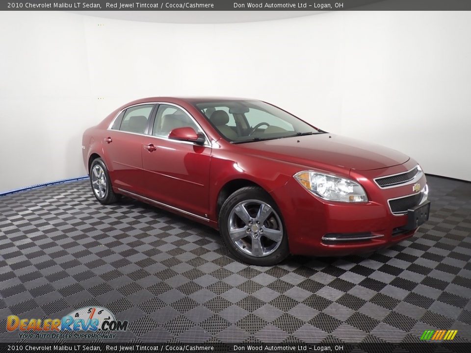 2010 Chevrolet Malibu LT Sedan Red Jewel Tintcoat / Cocoa/Cashmere Photo #2