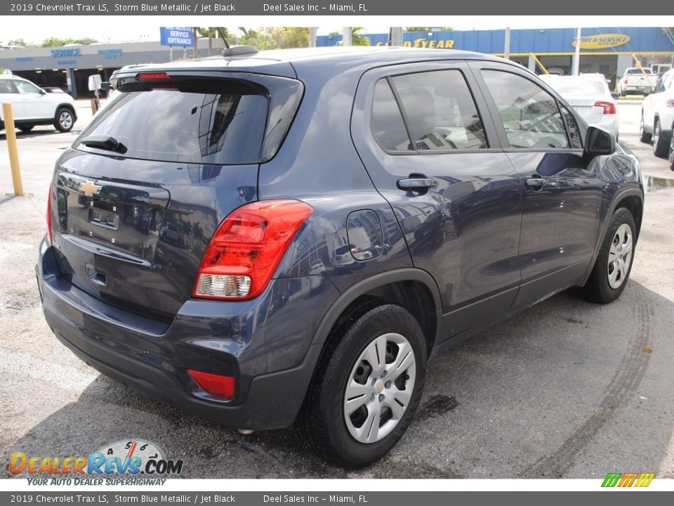 2019 Chevrolet Trax LS Storm Blue Metallic / Jet Black Photo #9