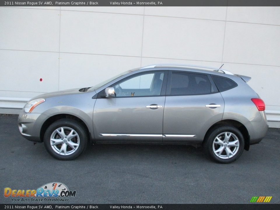 2011 Nissan Rogue SV AWD Platinum Graphite / Black Photo #2