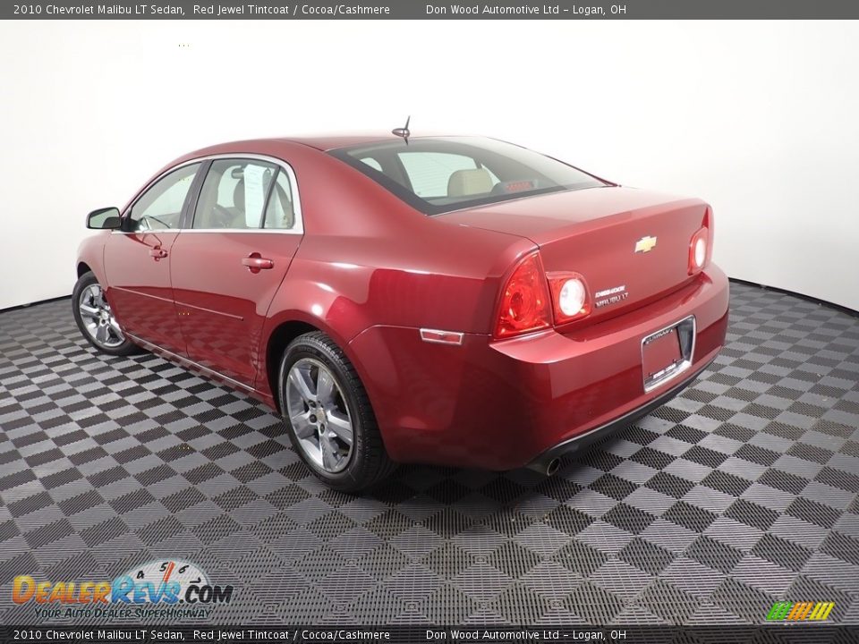 2010 Chevrolet Malibu LT Sedan Red Jewel Tintcoat / Cocoa/Cashmere Photo #10