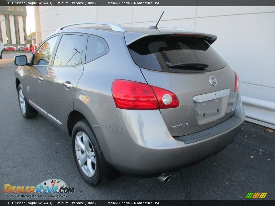 2011 Nissan Rogue SV AWD Platinum Graphite / Black Photo #3