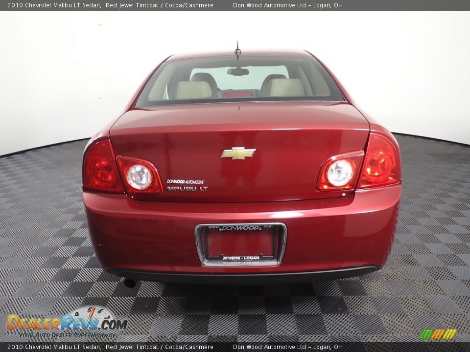 2010 Chevrolet Malibu LT Sedan Red Jewel Tintcoat / Cocoa/Cashmere Photo #11