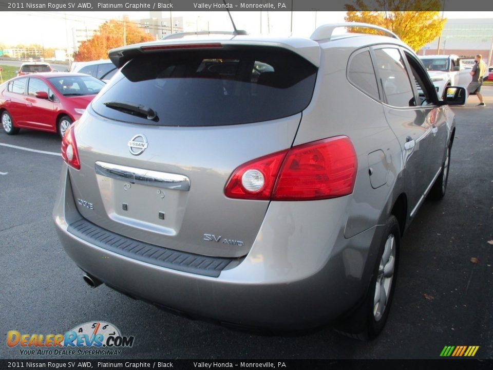 2011 Nissan Rogue SV AWD Platinum Graphite / Black Photo #5