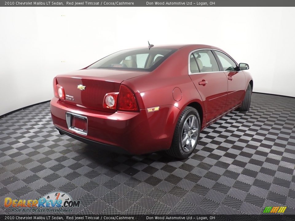 2010 Chevrolet Malibu LT Sedan Red Jewel Tintcoat / Cocoa/Cashmere Photo #14