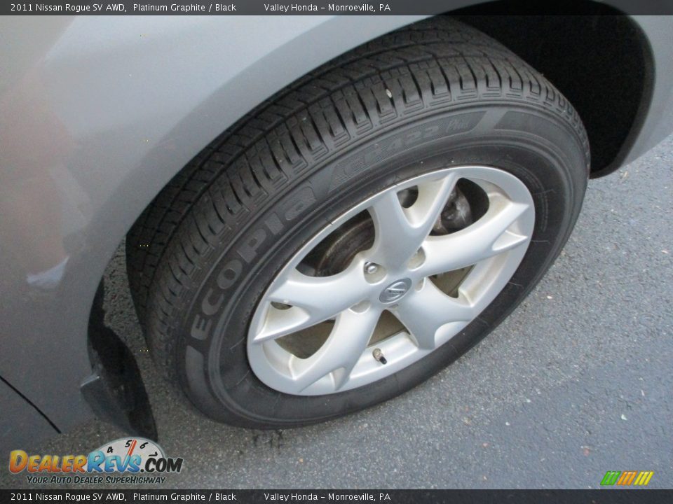 2011 Nissan Rogue SV AWD Platinum Graphite / Black Photo #7