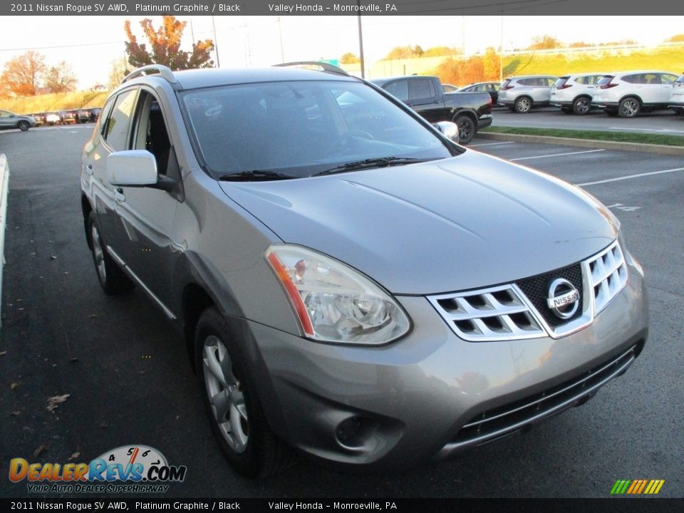 2011 Nissan Rogue SV AWD Platinum Graphite / Black Photo #8