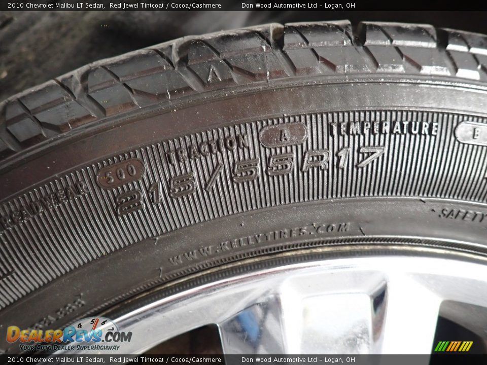 2010 Chevrolet Malibu LT Sedan Red Jewel Tintcoat / Cocoa/Cashmere Photo #16