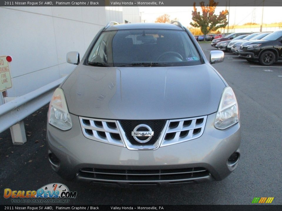 2011 Nissan Rogue SV AWD Platinum Graphite / Black Photo #9