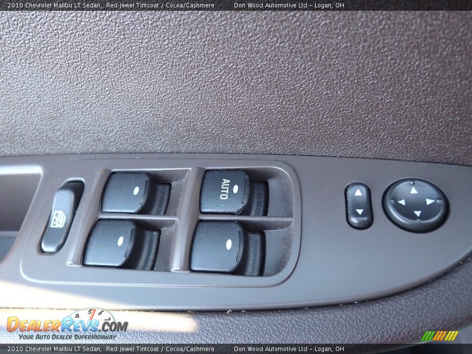 2010 Chevrolet Malibu LT Sedan Red Jewel Tintcoat / Cocoa/Cashmere Photo #17