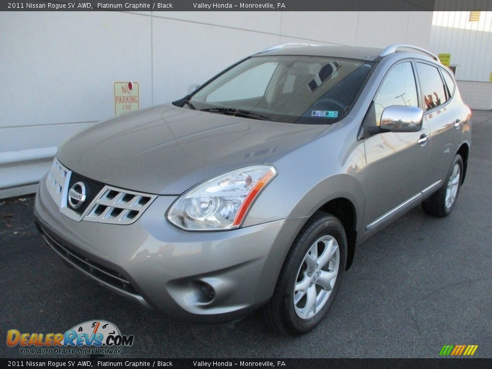 2011 Nissan Rogue SV AWD Platinum Graphite / Black Photo #10