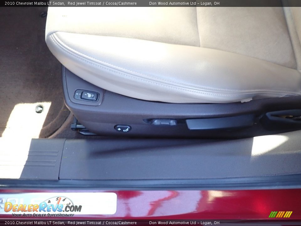 2010 Chevrolet Malibu LT Sedan Red Jewel Tintcoat / Cocoa/Cashmere Photo #19