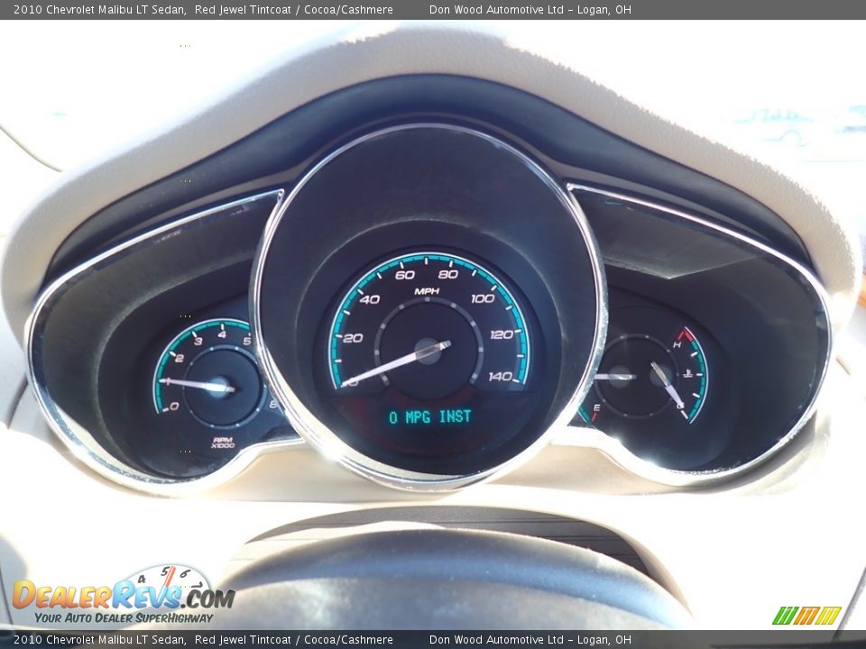 2010 Chevrolet Malibu LT Sedan Red Jewel Tintcoat / Cocoa/Cashmere Photo #20