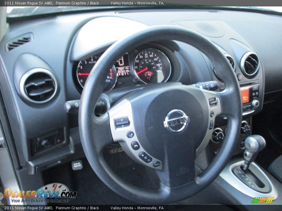 2011 Nissan Rogue SV AWD Platinum Graphite / Black Photo #14