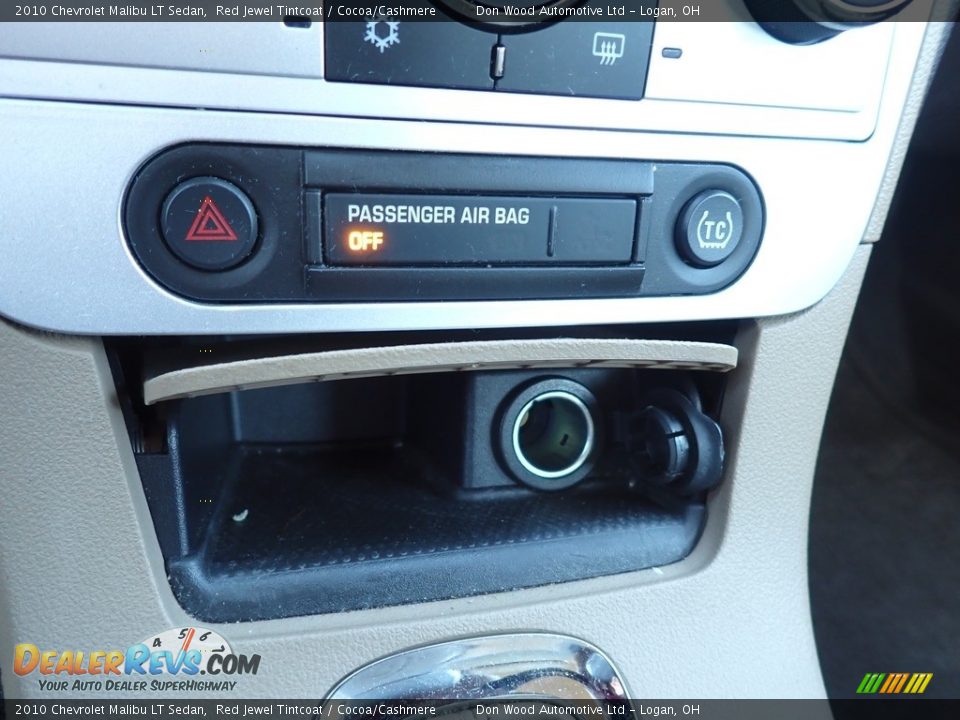 2010 Chevrolet Malibu LT Sedan Red Jewel Tintcoat / Cocoa/Cashmere Photo #27