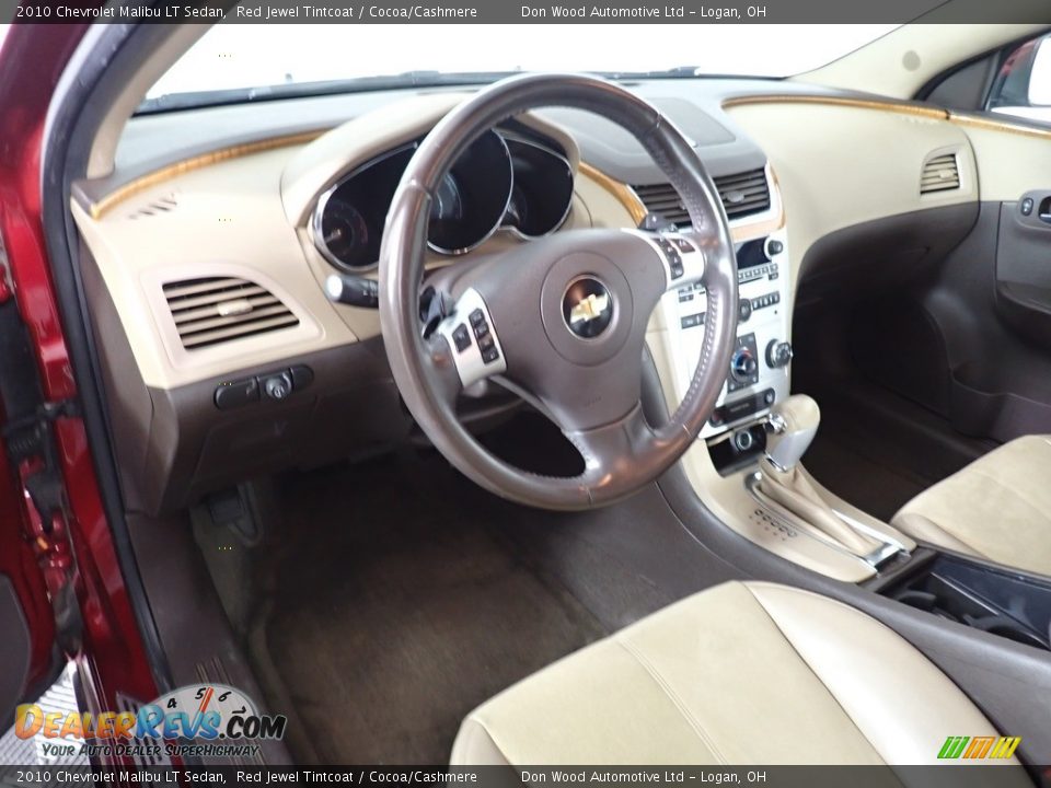 2010 Chevrolet Malibu LT Sedan Red Jewel Tintcoat / Cocoa/Cashmere Photo #29
