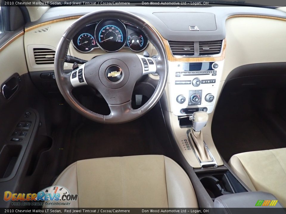 2010 Chevrolet Malibu LT Sedan Red Jewel Tintcoat / Cocoa/Cashmere Photo #33