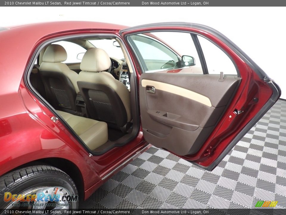 2010 Chevrolet Malibu LT Sedan Red Jewel Tintcoat / Cocoa/Cashmere Photo #34