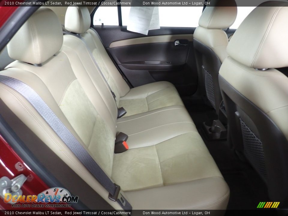 2010 Chevrolet Malibu LT Sedan Red Jewel Tintcoat / Cocoa/Cashmere Photo #35