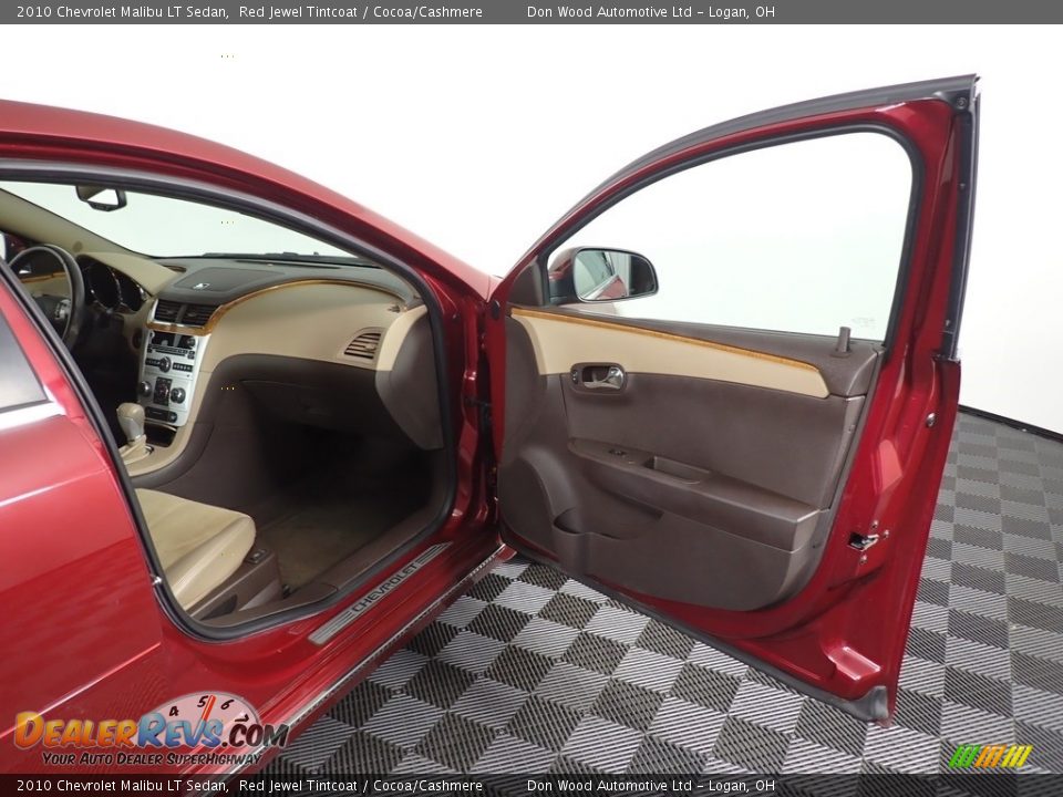 2010 Chevrolet Malibu LT Sedan Red Jewel Tintcoat / Cocoa/Cashmere Photo #36